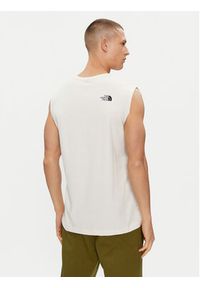 The North Face Tank top Easy NF0A87R2 Biały Regular Fit. Kolor: biały. Materiał: bawełna