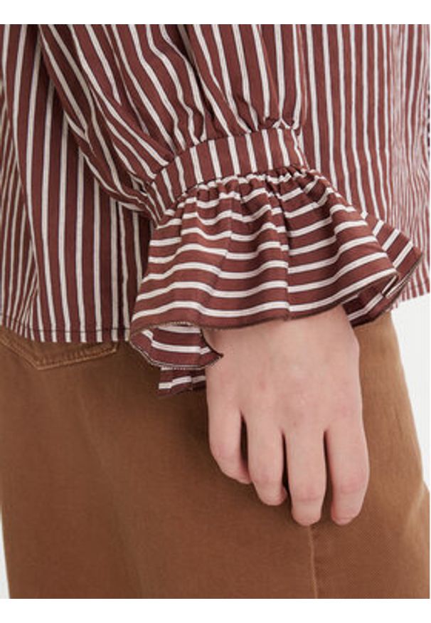 ViCOLO Koszula TF0287 Brązowy Regular Fit. Kolor: brązowy. Materiał: wiskoza