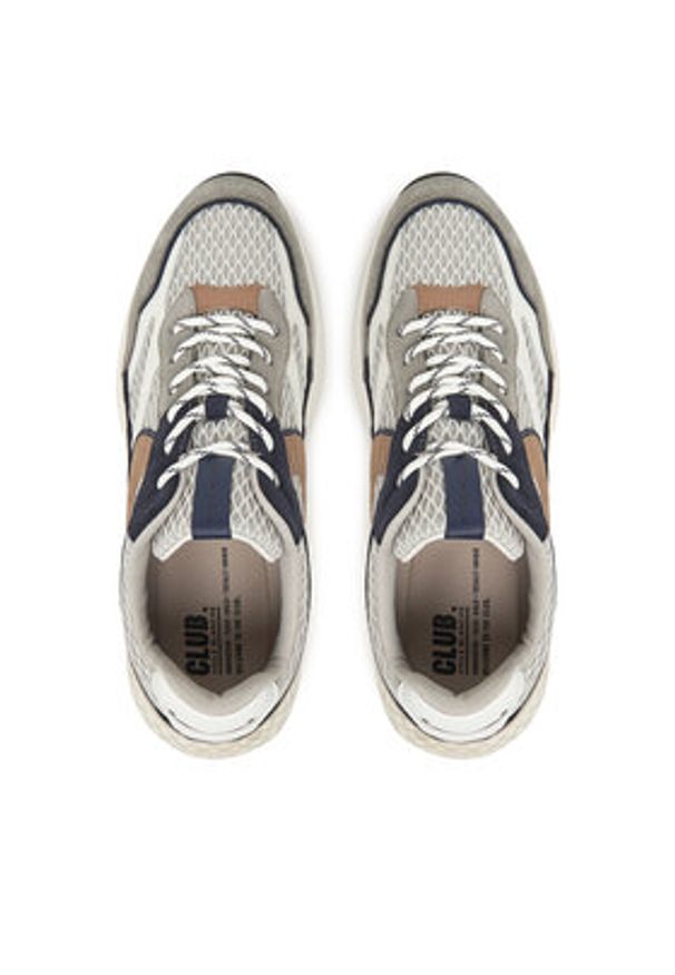 Voile Blanche Sneakersy Club22 0012019075.01.2C22 Szary. Kolor: szary. Materiał: materiał, mesh