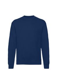 FRUIT OF THE LOOM - Męska Klasyczna Bluza Wkładana Przez Głowę. Kolor: niebieski