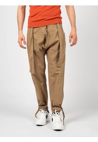 Xagon Man Spodnie | P23032 FX AG54 | Mężczyzna | Beżowy. Kolor: beżowy. Materiał: bawełna. Wzór: aplikacja #2