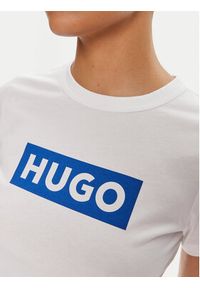 Hugo T-Shirt Classic 50510772 Biały Regular Fit. Kolor: biały. Materiał: bawełna #5