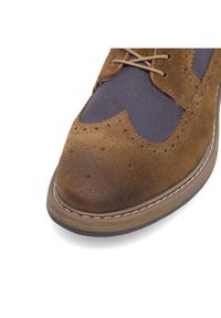 Gino Rossi Półbuty ADAMO-01W MI08 Brązowy. Kolor: brązowy. Materiał: materiał #4
