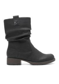 Rieker Botki Z9583-00 Czarny. Kolor: czarny