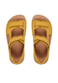 Froddo Sandały Barefoot Flexy Mini G3150270-4 S Żółty. Kolor: żółty. Materiał: skóra #7