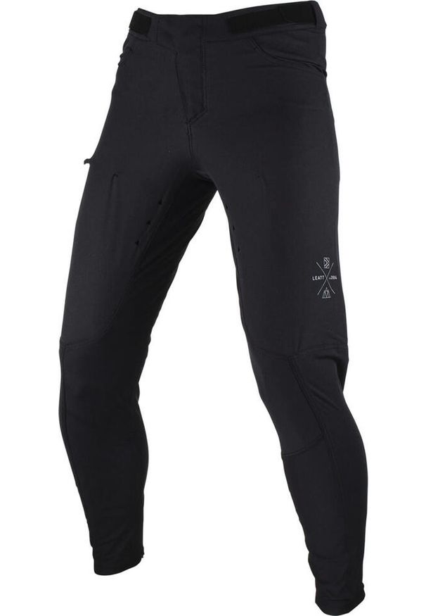 LEATT - Spodnie rowerowe MTB męskie Leatt Trail 2.0 Black. Kolor: czarny. Sport: kolarstwo