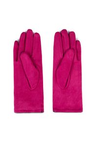 Wittchen - Damskie rękawiczki z kokardką różowe. Kolor: różowy. Materiał: poliester. Sezon: wiosna, jesień. Styl: casual, elegancki #4
