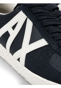Armani Exchange Sneakersy | XUX035 XV088 | Mężczyzna | Granatowy. Nosek buta: okrągły. Kolor: niebieski. Materiał: tkanina, skóra ekologiczna. Wzór: nadruk, aplikacja #5