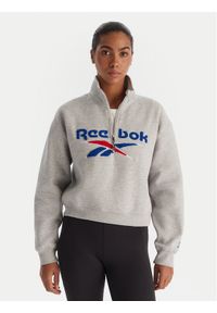 Reebok Bluza Jazz RK25170CCW Szary Regular Fit. Kolor: szary. Materiał: bawełna