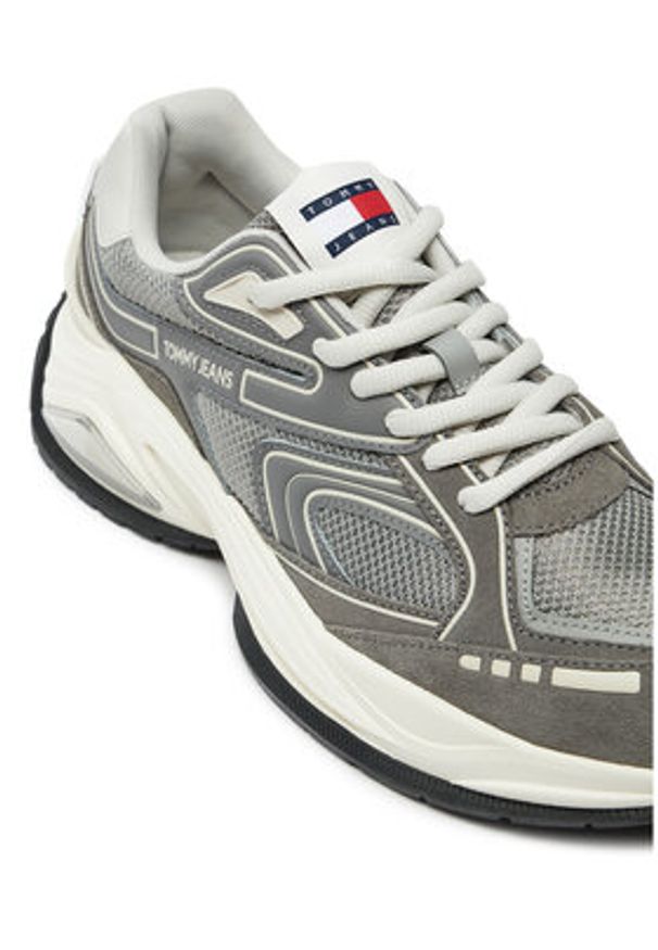 Tommy Jeans Sneakersy Comfort Runner EM0EM01467 Szary. Kolor: szary. Materiał: materiał