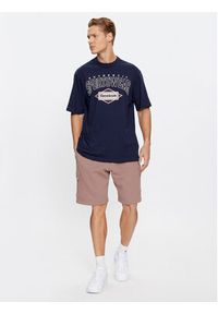 Reebok T-Shirt Sporting Goods IM1505 Granatowy Regular Fit. Kolor: niebieski. Materiał: bawełna