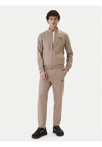 EA7 Emporio Armani Spodnie dresowe 8NPP65 PJVRZ U6167 Beżowy Regular Fit. Kolor: beżowy. Materiał: bawełna #2