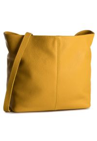 Creole - Torebka CREOLE - RBI211 Żółty D04. Kolor: żółty. Materiał: skórzane #1