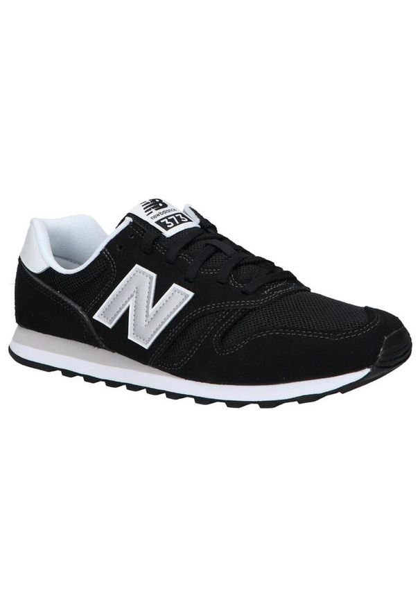 New Balance - Buty na co dzień męskie NEW BALANCE 373 skóra. Okazja: na co dzień. Kolor: czarny. Materiał: skóra. Model: New Balance 373