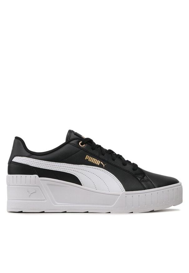 Puma Sneakersy Karmen Wedge 390985 01 Czarny. Kolor: czarny. Materiał: skóra