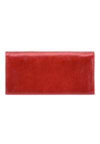 Wittchen - Damski portfel ze skóry duży. Kolor: czerwony. Materiał: skóra #4