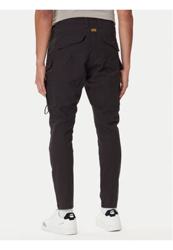G-Star RAW - G-Star Raw Spodnie materiałowe Zip Pocket 3D D24307-E172 Czarny Skinny Fit. Kolor: czarny. Materiał: bawełna