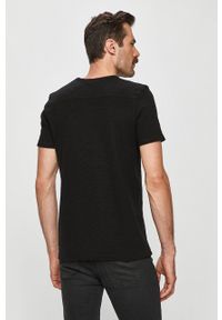 AllSaints - T-shirt MUSE SS CREW MD020R. Okazja: na co dzień. Kolor: czarny. Materiał: dzianina. Wzór: gładki. Styl: casual #5