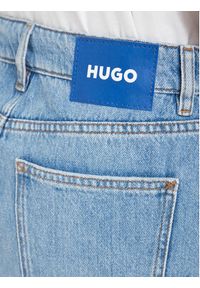 Hugo - HUGO Spódnica jeansowa Galanie_2_B 50566145 Niebieski Regular Fit. Kolor: niebieski. Materiał: jeans #3