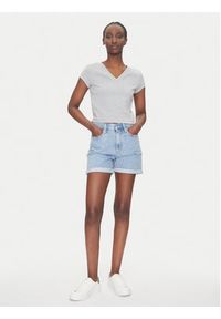 Calvin Klein Jeans T-Shirt LV047C910G Szary Regular Fit. Kolor: szary. Materiał: bawełna
