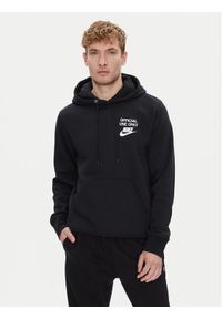 Nike Bluza Club Bb IB8398 Czarny Regular Fit. Kolor: czarny. Materiał: bawełna #1