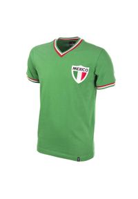 COPA FOOTBALL - Koszulka retro piłkarska dla dorosłych - Meksyk z Pelé 1980 - Zielona. Kolor: zielony. Sport: piłka nożna