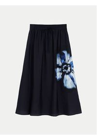 Desigual Spódnica trapezowa Shantou 24WWFW26 Czarny Regular Fit. Kolor: czarny. Materiał: wiskoza