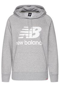 New Balance Bluza Esse po Hoodie NBWT0355 Szary Relaxed Fit. Kolor: szary. Materiał: bawełna, syntetyk #4