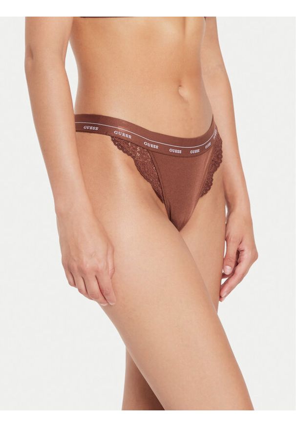 Guess Figi brazylijskie Jane O4YE00 PZ01C Brązowy. Kolor: brązowy. Materiał: syntetyk