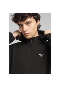 Puma - Męska rozpinana bluza z kapturem EVOSTRIPE PUMA Black. Typ kołnierza: kaptur. Kolor: czarny