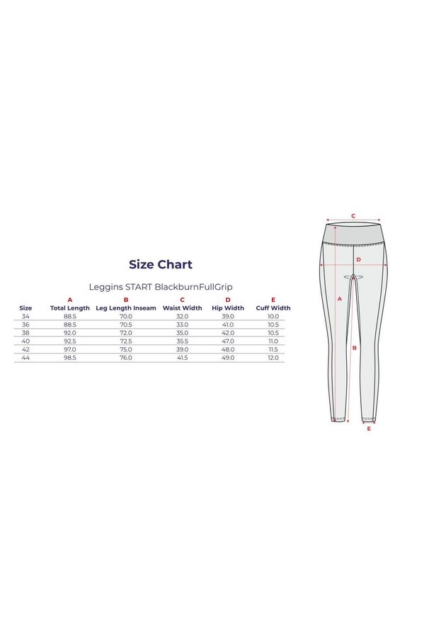 Legginsy jeździeckie damskie START BlackburnFullGrip. Kolor: niebieski. Sezon: zima
