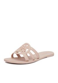 Nine West Klapki CEO-CT1120 Kremowy. Kolor: kremowy. Materiał: materiał #6