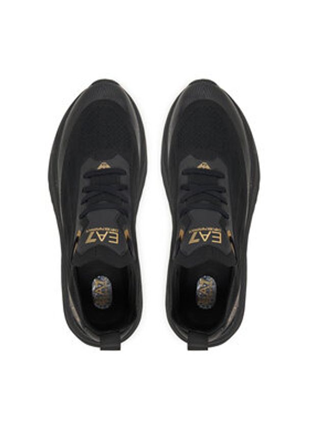 EA7 Emporio Armani Sneakersy 7X000343 AF18639 MC021 Czarny. Kolor: czarny. Materiał: materiał