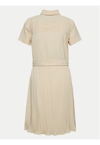 DKNY Sukienka koszulowa DD4A1351 Beżowy Regular Fit. Kolor: beżowy. Materiał: syntetyk. Typ sukienki: koszulowe #2