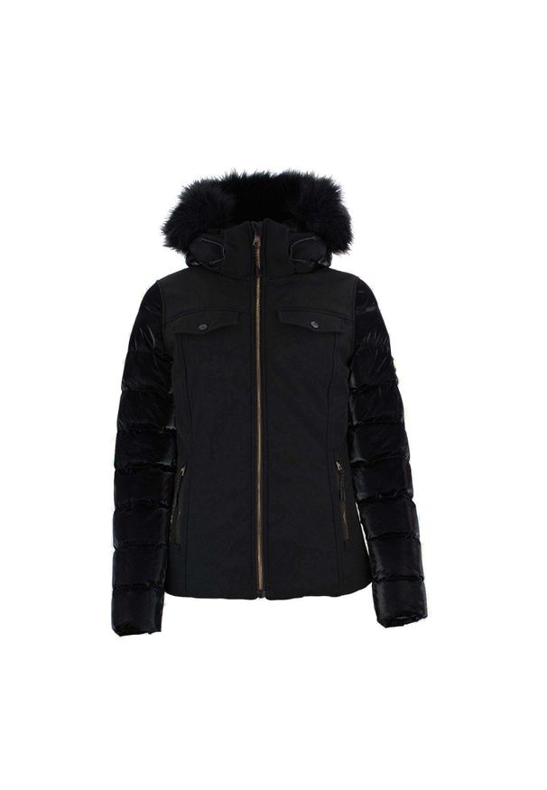 PEAK MOUNTAIN - Damska kurtka narciarska Peak Mountain Altus. Kolor: czarny. Sezon: zima. Sport: narciarstwo