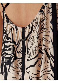Maaji Sukienka letnia Sepia Fiori Lily PT1930CLD001 Beżowy Relaxed Fit. Kolor: beżowy. Materiał: len. Sezon: lato #5