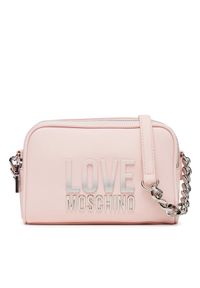 Love Moschino - LOVE MOSCHINO Torebka JC4255PP0MKD0601 Różowy. Kolor: różowy. Materiał: skórzane