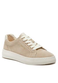 GANT - Gant Sneakersy Lawill Sneaker 28533504 Brązowy. Kolor: brązowy. Materiał: welur, skóra