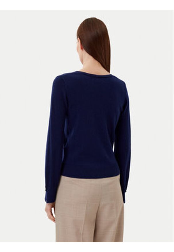 Motivi Sweter M6696001040N Granatowy Regular Fit. Kolor: niebieski. Materiał: syntetyk