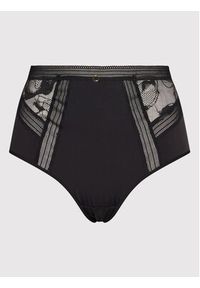 Chantelle Figi klasyczne z wysokim stanem True Lace C11M80 Czarny. Stan: podwyższony. Kolor: czarny. Materiał: syntetyk