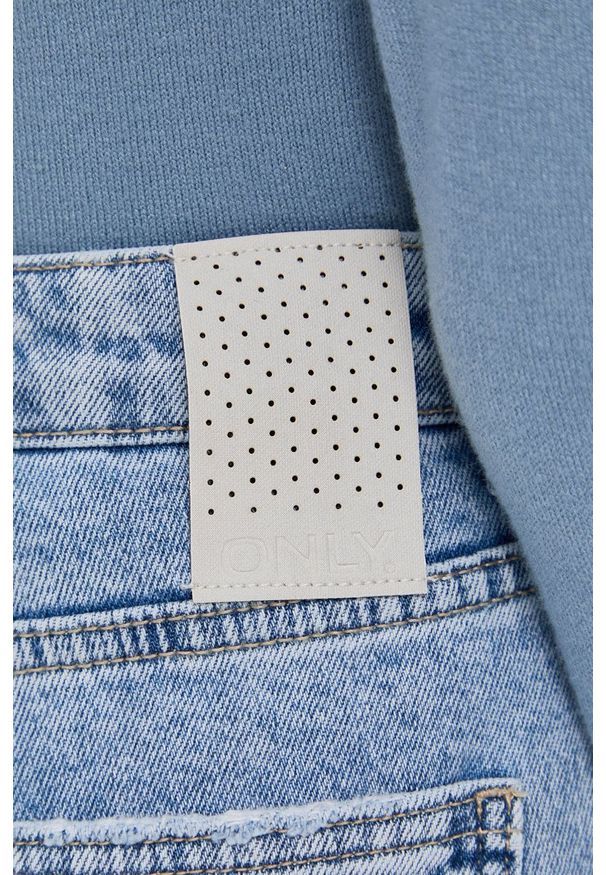 only - Only Jeansy Emily damskie high waist. Stan: podwyższony. Kolor: niebieski