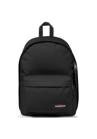Dorosły plecak komfortowy Eastpak Out Of Office, czarny. Kolor: wielokolorowy, czarny, fioletowy, szary. Styl: elegancki