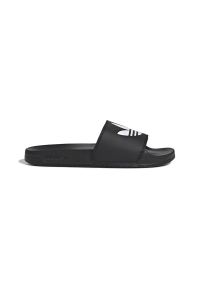 Adidas - Klapki adidas Originals Adilette Lite FU8298 - czarne. Okazja: na co dzień. Zapięcie: pasek. Kolor: czarny. Materiał: syntetyk, skóra ekologiczna. Szerokość cholewki: normalna #1