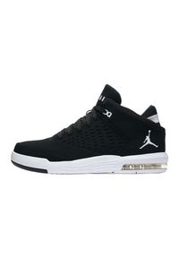 Buty Nike Jordan Flight Origin 4 M 921196-001 czarne. Okazja: na co dzień. Kolor: czarny. Materiał: materiał, syntetyk, skóra. Szerokość cholewki: normalna