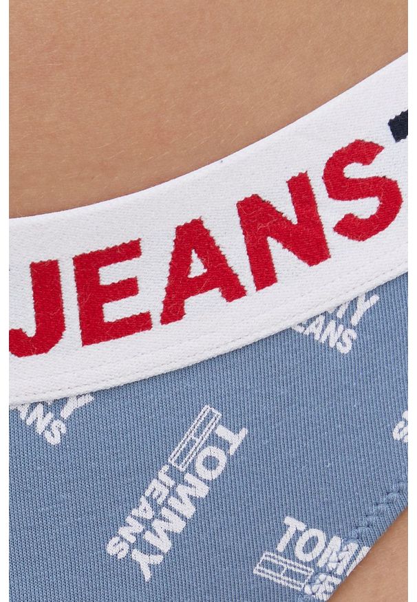 TOMMY HILFIGER - Tommy Hilfiger figi. Kolor: niebieski. Materiał: bawełna, materiał