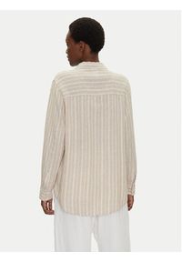 GAP - Gap Koszula 885287-13 Beżowy Regular Fit. Kolor: beżowy. Materiał: len