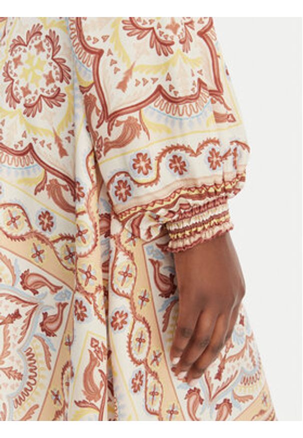 Hale bob - Hale Bob Sukienka koszulowa Arlo 5ZTM670A Beżowy Regular Fit. Kolor: beżowy. Materiał: wiskoza. Typ sukienki: koszulowe