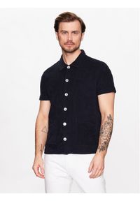 Oscar Jacobson Koszula 60206144 Granatowy Regular Fit. Kolor: niebieski. Materiał: bawełna #1