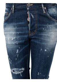 DSQUARED2 - Dsquared2 Jeans "Skater Jean" | S74LB1232 S30342 | Kobieta | Niebieski. Okazja: na co dzień. Stan: obniżony. Kolor: niebieski. Wzór: aplikacja. Sezon: lato. Styl: elegancki, rockowy, casual #3