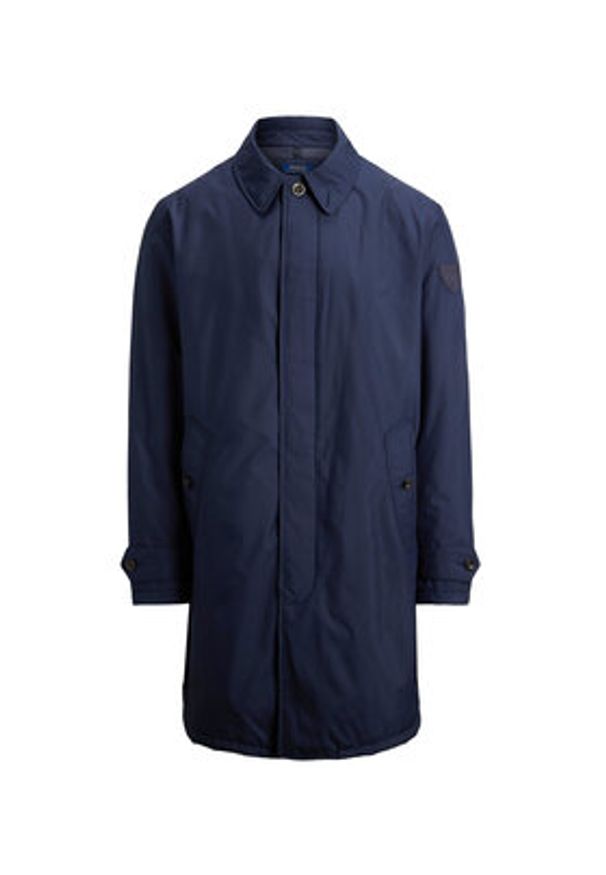 Polo Ralph Lauren Płaszcz przejściowy 710970435001 Granatowy Regular Fit. Typ kołnierza: polo. Kolor: niebieski. Materiał: syntetyk